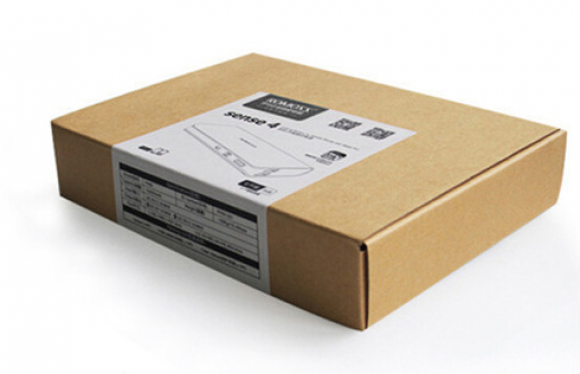 雙面淺?？埓蛟炝_巴仕電源牛皮紙包裝